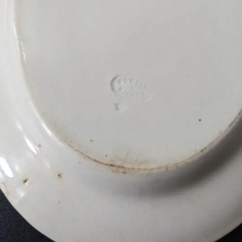 Antique Powell & Bishop‎ English Ironstone China Serving Platter 10x14